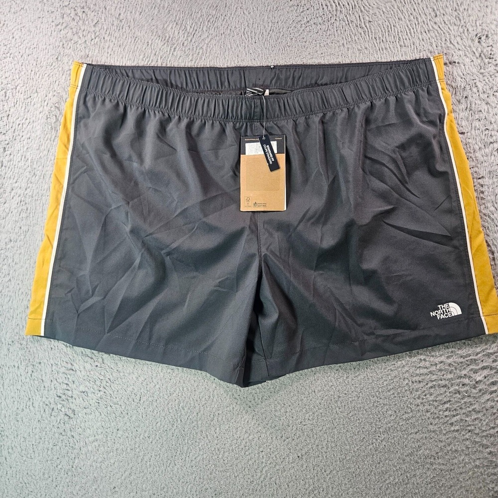 NWT The North Face Swim Shorts Trunks Men's Size XXL Flash Dry Gray Lined - NEW